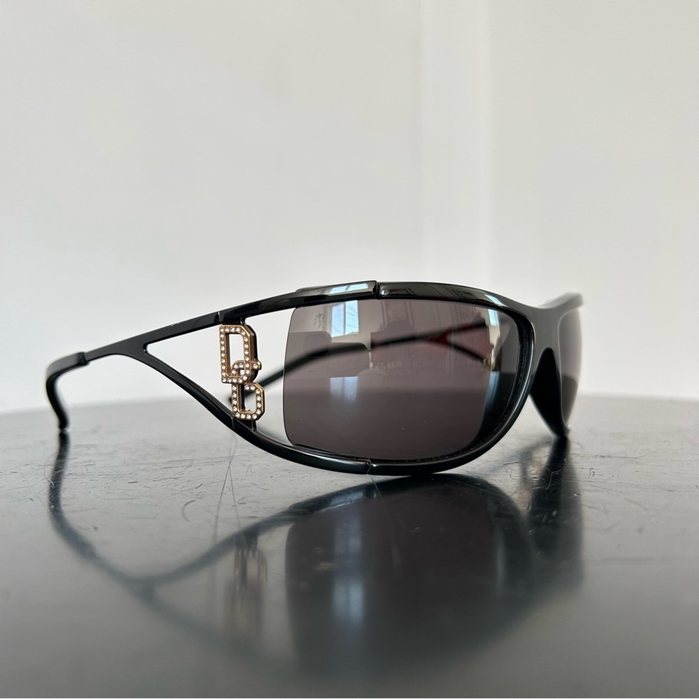 VINTAGE DOLCE & GABBANA BLACK SUNGLASSES